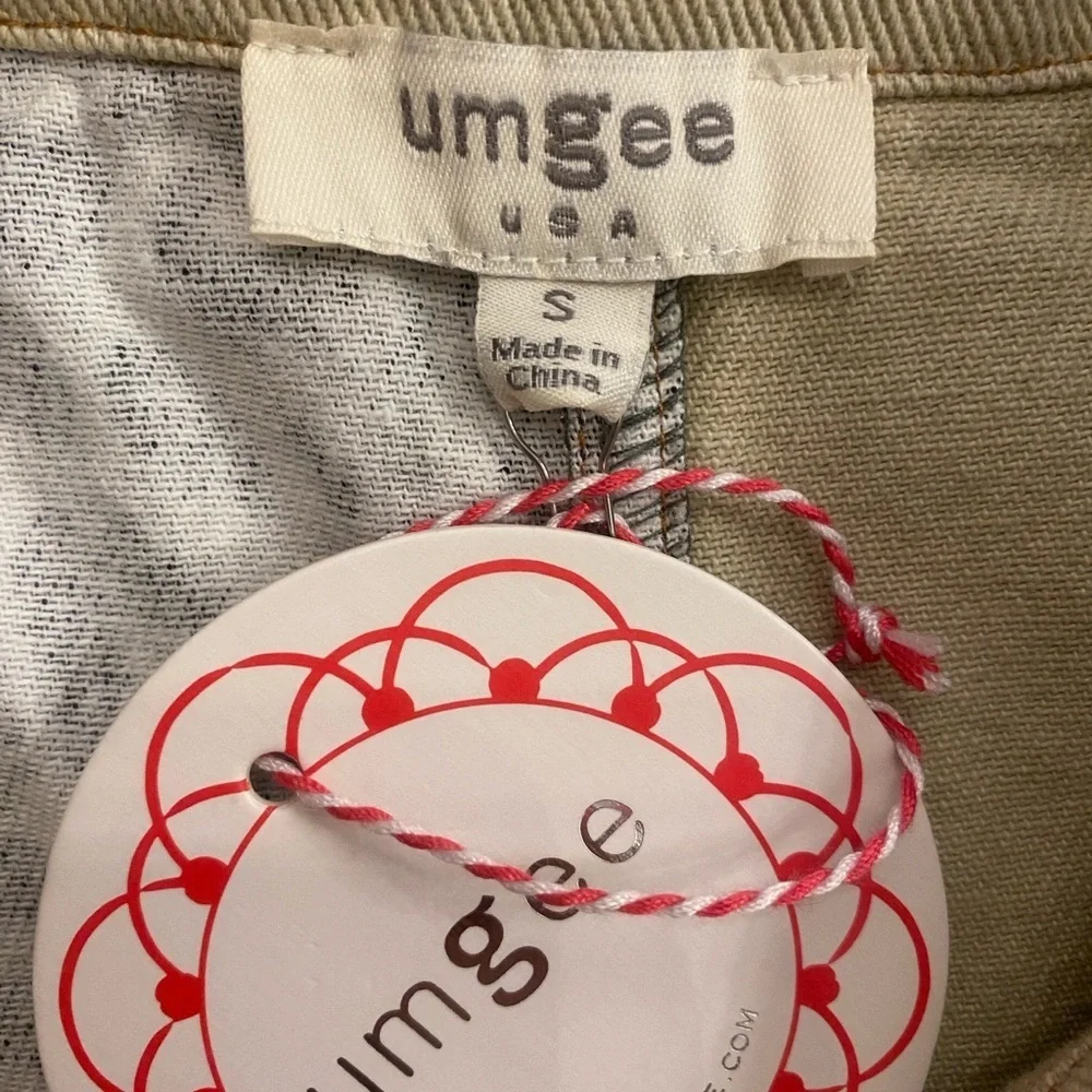 Umgee Women’s Oversized Shacket Denim Corduroy Cotton Top New Size S-M